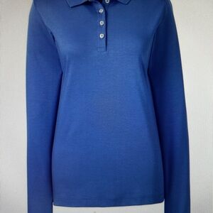 Land’s End Long Sleeve Supima Polo Shirt. Size L. NWTGS.
